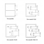 Cella frigo sottobanco CUBO85 TN25 NUC ps360