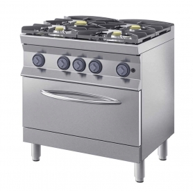 Cucina 4 fuochi a gas con forno a gas 90F4GF