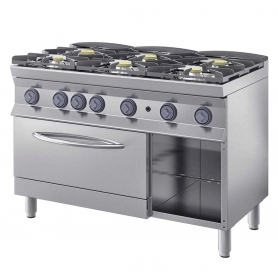 Cucina 6 fuochi a gas con forno a gas 90F6GF