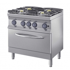 Cucina 4 fuochi a gas con forno a gas 70F4GF