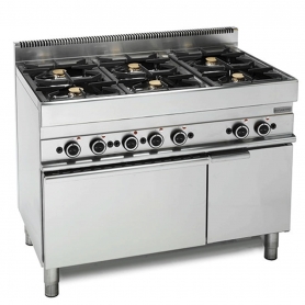 Cucina 6 fuochi a gas con forno maxi a gas 65110CFGG