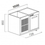 Cella frigo sottobanco TN8510 ps175