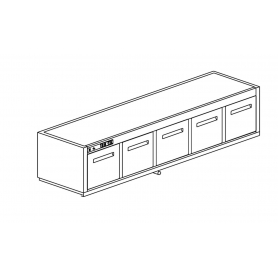 Cella frigo sottobanco CUBO61 TN25 NUC