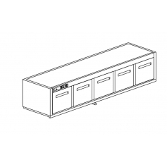 Cella frigo sottobanco CUBO61 TN25 NUC