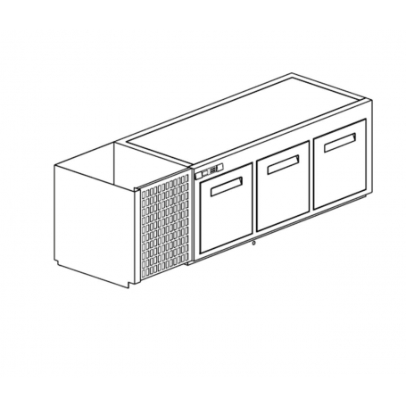 Cella da incasso cubo h 77