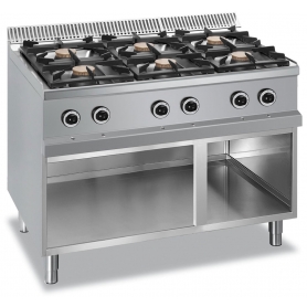 Cucina 6 fuochi a gas higt power MG/70110HAG