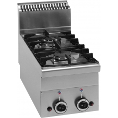 Cucina 2 fuochi a gas versione top MG6040TP