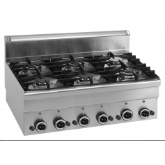 Cucina 4 fuochi a gas versione top MBM/G6S6