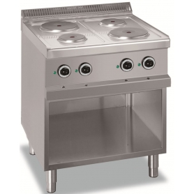 Cucina elettrica a 4 piastre tonde MG7E4A77