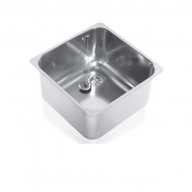 Lavello inox da incasso sotto top cm. 45x45x20h