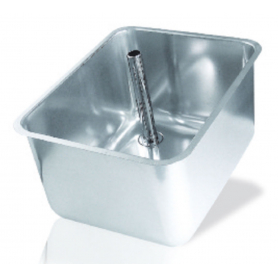 Lavello inox da incasso sotto top cm. 50x50x25h