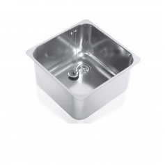 Lavello inox da incasso sotto top cm. 50x40x20h