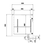 Cella frigo sottobanco CUBO65 statica 63