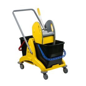 Carrello per pulizie doppiavasca CLEAN