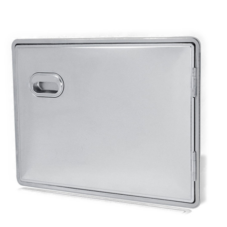 Sportello Frigo In Acciaio Inox AISI 304 Per Banchi Bar - Apertura A Destra, Chiusura A Cricchetto - Foto 7