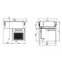 VASCA REFRIGERATA DROP-IN ARMONIA 64
