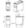 Friggitrice SFM20M a gas ps120