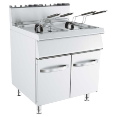 Friggitrice a gas doppia 15+15 litri KUSINA G7F200G