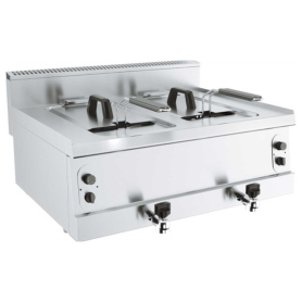 Friggitrice a gas da banco 8+8 litri KUSINA G6F200G