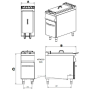 Friggitrice SFM20M a gas ps120