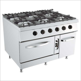 Cucina 6 fuochi a gas con forno a gas KUSINA G9K211G