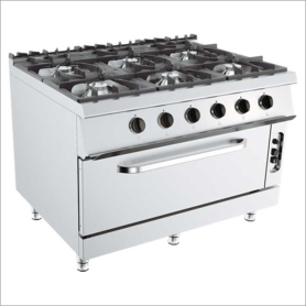 Cucina 6 fuochi a gas con forno a gas KUSINA G9K211G