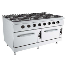 Cucina 6 fuochi a gas con forno a gas KUSINA G9K211G