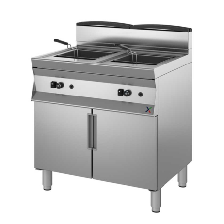 Friggitrice a gas doppia 20+20 litri KUSINA G9F200G