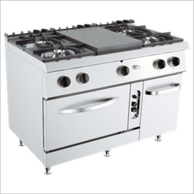Cucina 6 fuochi a gas con forno a gas KUSINA G9K211G