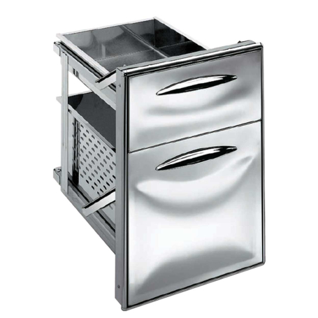 Cassettiera frigo doppia 3021 ps60