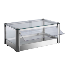 Vetrinetta fredda per piastre eutettiche KB51NF cm. 57x37x24h