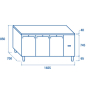 Tavolo refrigerato QR3100