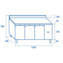 Tavolo refrigerato QR3200