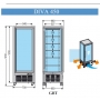 Vetrina verticale DIVA 450 GBT ps310