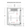 Cella frigo sottobanco NUC TN7755 ps90