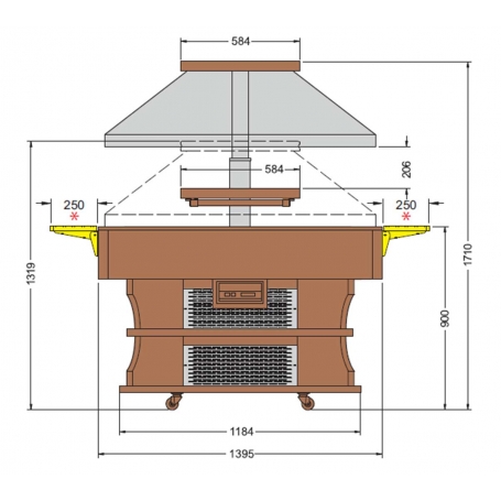 Banco buffet OASI 8M ps880