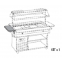 Kit Portapiatti CORTO PPC4 GN1/1 ps11