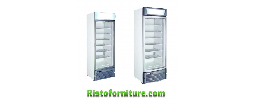 Armadi Frigo e Freezer in acciaio verniciato anta vetro