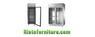 Armadi Frigo e Freezer inox con anta vetro